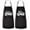 Black, variant on FASCIINO Set of Hubby and Wifey EST. 2018 His and Hers Couples Apron Valentines Wedding Bridal Gift 2pcs