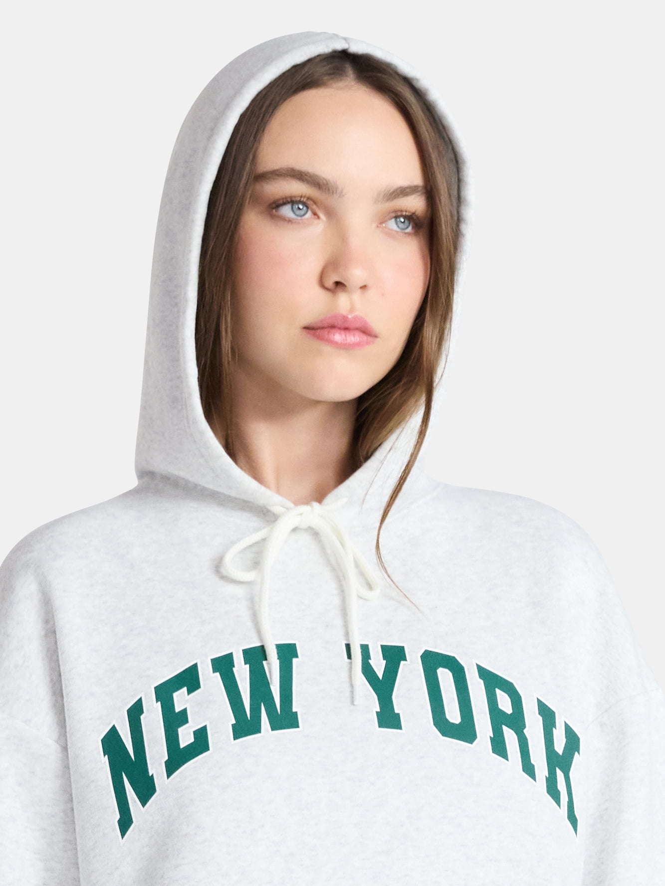 No Boundaries Essential Fleece Hoodie, Women's