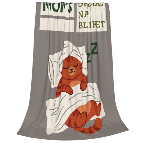 Mom Throw Blanket Gifts for Mom from Daughter Son Soft Fluffy Warm Throw for Couch and Bed 50x40