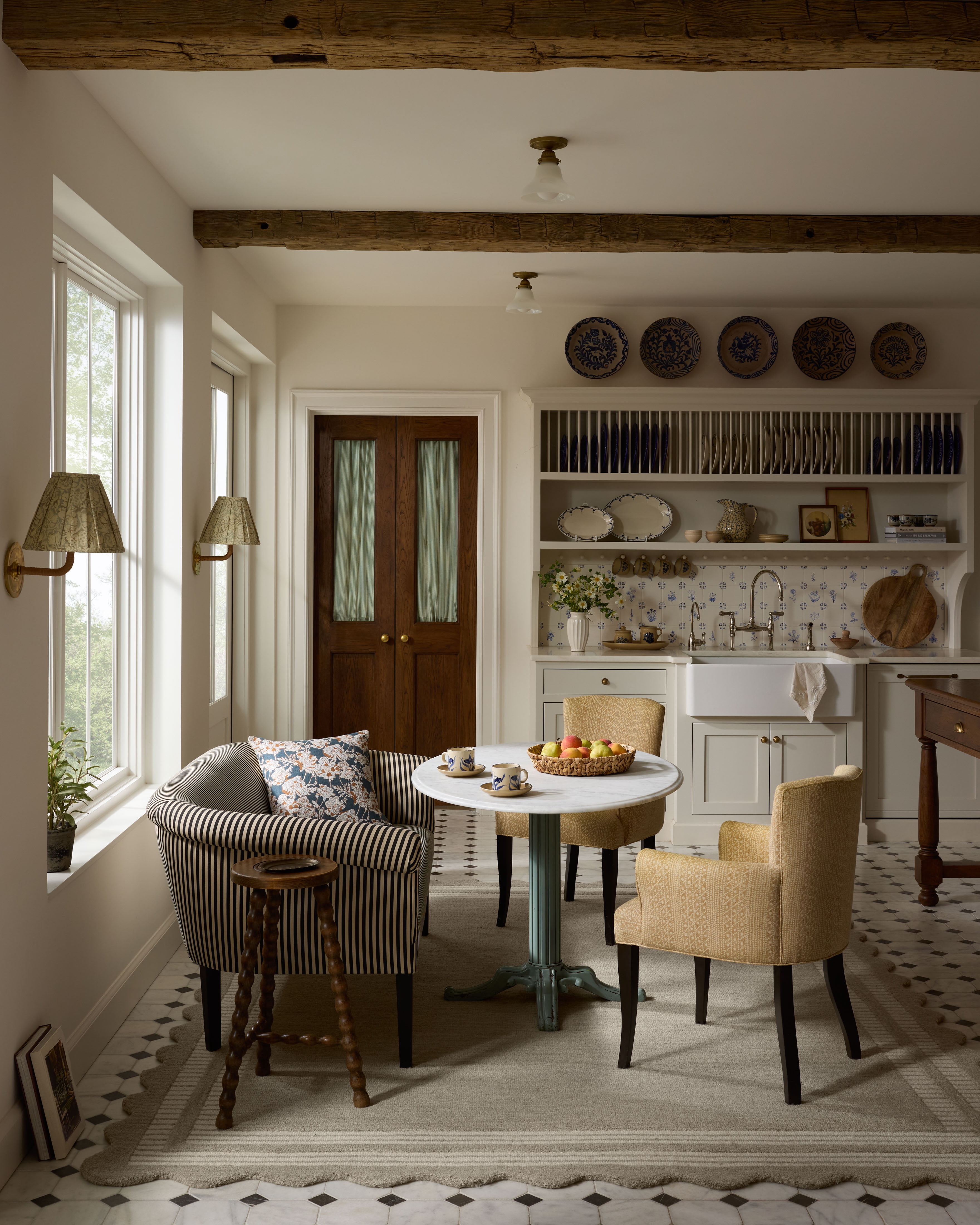 Chris Loves Julia x Loloi Scottie Fog / Ivory 9'-3" x 13' Area Rug