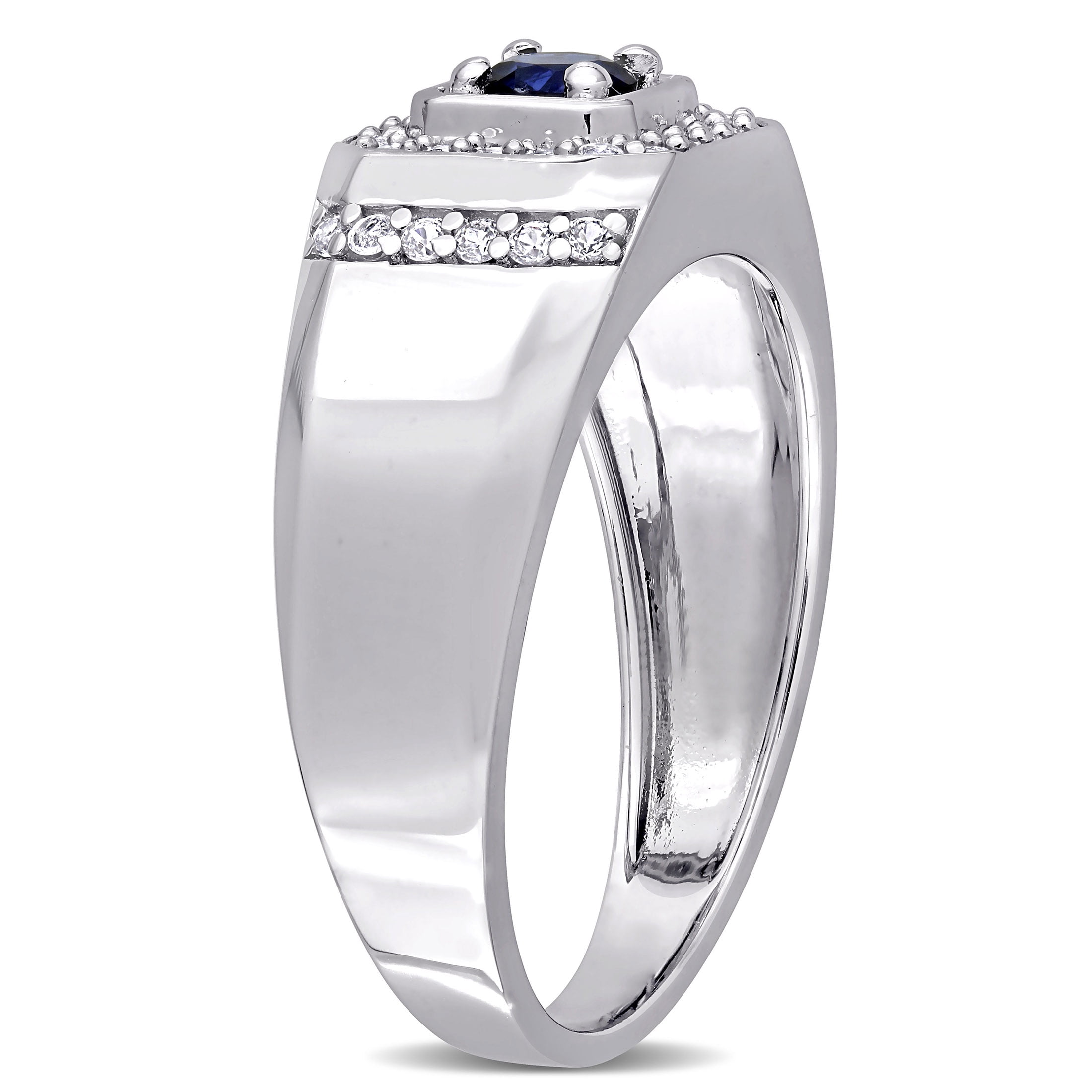 Everly Women's Created Sapphire Sterling Silver Ring