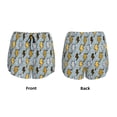 thumbnail image 3 of Balery Lightning Bolts Pantalones cortos deportivos para mujer con forro y dos bolsillos, elásticos, para entrenamiento, gimnasio, yoga-XX-Large, 3 of 7