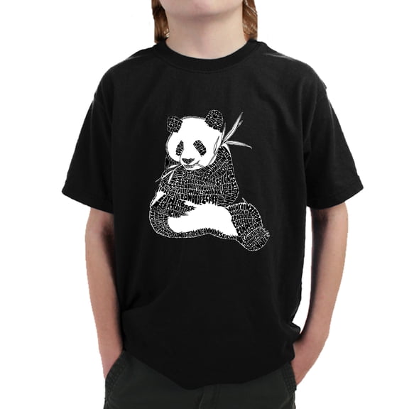 LA Pop Art Boy's Word Art T-shirt - ENDANGERED SPECIES