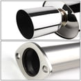 thumbnail image 3 of DNA Motoring CBE-OE-HC884D For 1988 to 1991 Honda Civic Catback Exhaust System 4" Round Tip Muffler - 4 DR Sedan 89 90, 3 of 4