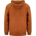 thumbnail image 6 of G-Style USA Men's Cross-Dyed Heather Jersey Lightweight Pullover Hoodie Sweatshirt MH13104 - Rust - Medium, 6 of 6