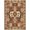 Rust Orange Teal Cream, Pattern 5, variant on ODIKA Name Photo Frame Border Exact Alfombra Personalizada Personalized Flowing Pet Friendly & Kids Safe Play for Playroom, Bedroom, Reading Nook