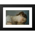 thumbnail image 2 of Vicente López Portaña 18x12 Black Modern Framed Museum Art Print Titled - Woman's Head (circa 1826), 2 of 5