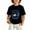 Black, variant on Boys T Shirts Crewneck Graphic Print Short Sleeve Tee for Everyday Wear Boys' Tops Tees Shirts Black 3 Years-4 Years