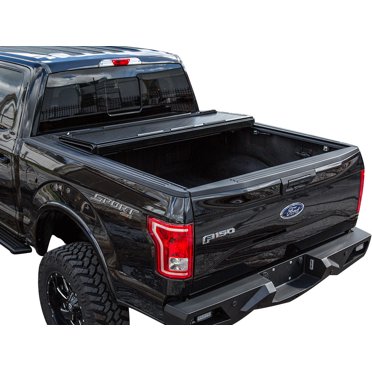 OSIAS Hard Tri-Fold Tonneau Cover For 2015-2019 Chevy Colorado / GMC Canyon – 5ft Short Bed, Black Textured Finish