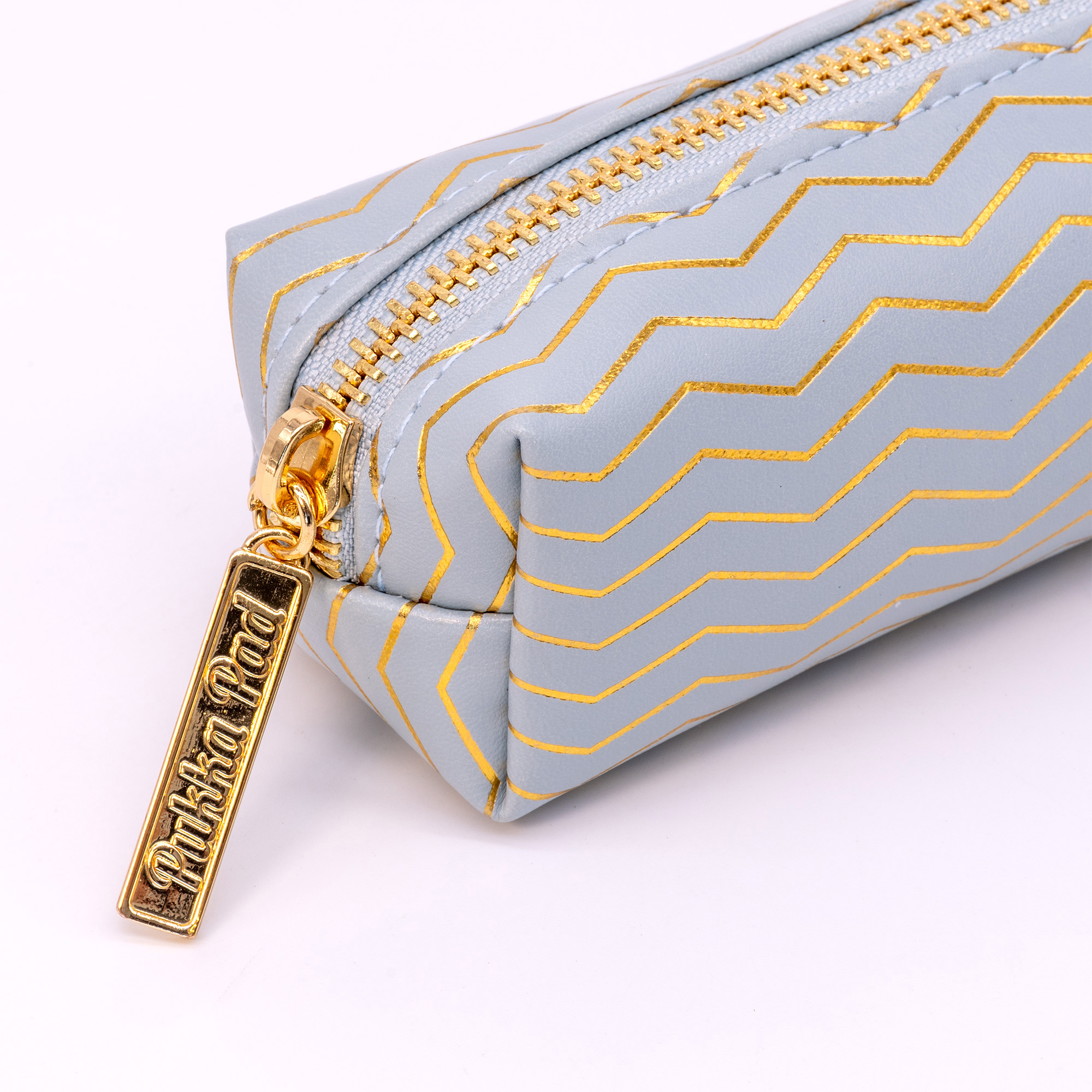Pukka Pads Pencil Case, Haze, Blue, Pack of 3