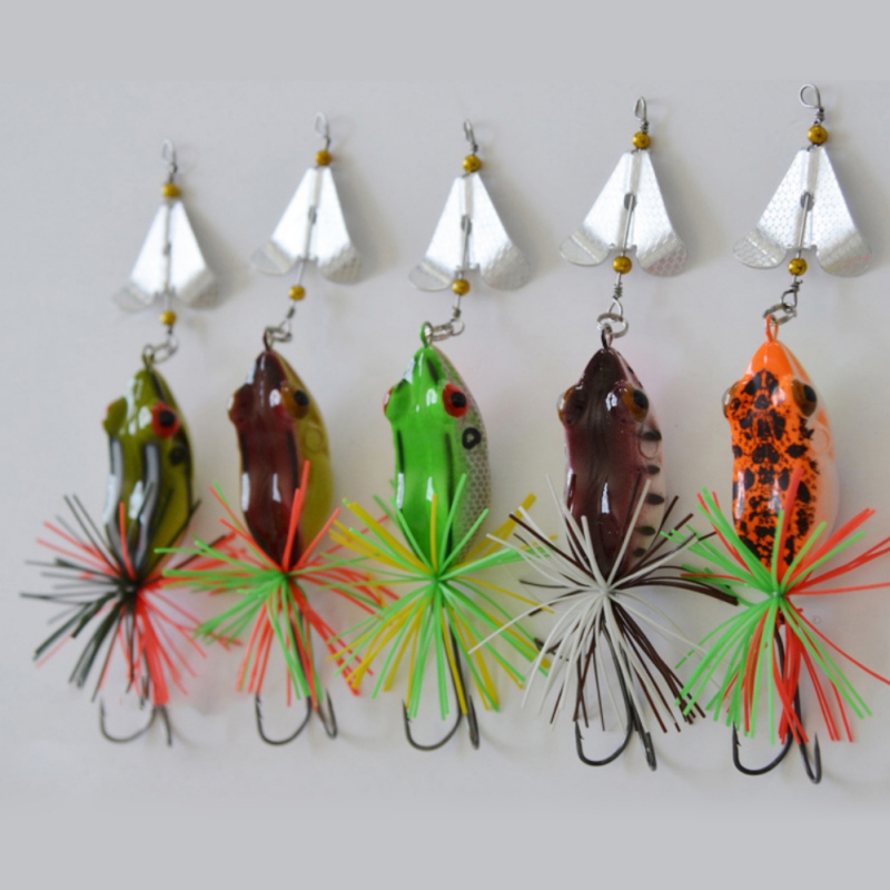 Fishing Lures Spinnerbait for Bass Trout Salmon Walleye Hard Metal