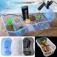 thumbnail image 3 of Boîte de Vivarium Tortue Reptile pour Aquarium avec Rampe de Protection, 3 of 8