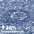 thumbnail image 6 of PABUBE Bathroom Rug, Soft Absorbent Bathroom Mat and Bath Mat, Premium Microfiber Shag Bath Rug Machine Washable (15.7"x24",Light Blue), 6 of 10