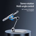 thumbnail image 3 of 1 Ensemble Voiture Téléphone Titulaire Forte Adsorption Magnétique Réglable Distance Antidérapante Pliable Conception Multi-angle Voiture de Rotation Smartphon, 3 of 6