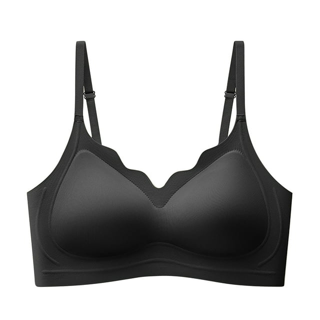 fheaev Everyday bra for Women Wireless Push Up Bralettes Woman's Comfortable Lace Breathable Bra Underwear No Rims