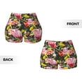 thumbnail image 5 of Picia Cute Pigs Sunflower Printed Workout Shorts for Women Seamless Scrunch Butt Lifting High Waisted Yoga Gym Booty Running Moisture-wicking Short Pants-Small, 5 of 9