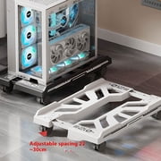 Adjustable Mobile CPU Stand Computer Tower Stand for Gamers and Students