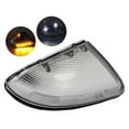 White Left Side Mirror Turn Signal Light 68064948AA Replacement for