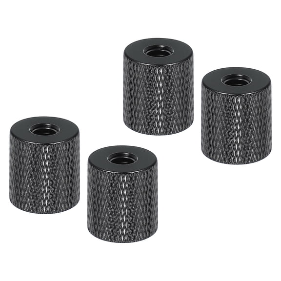 Uxcell Tripod Screw Adapter 1/4" Female to 1/4" Female, 4 Pcs Tripod Nut Connectors Camera Mount Screw Camera Double Head Converter for Microphone Holder Magic Arms Accessories, 18 mm