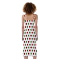 thumbnail image 2 of Merry Christmas Polka Dot Pattern Print Slim Fit Midi Cami Dress, Jesus Christian Fashion Summer Maxi Sexy Casual Dress For Women, 2 of 4