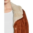 thumbnail image 4 of Time and Tru Women's and Plus Faux Fur Cropped Jacket, 4 of 5