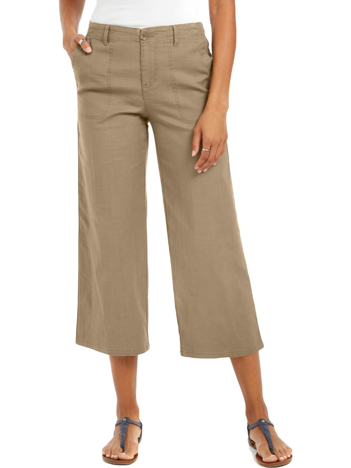 Style \u0026 Co. Womens Textured Wide Leg 
