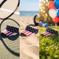 thumbnail image 6 of AZXY 4th of July 100% Cotton Star and Stripes Visor, Adjustable Sun Protection Hat for Summer Parades, Barbecues and Outdoor Events, Red White Blue, 6 of 7