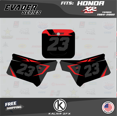 thumbnail image 3 of Kalair GFX Graphics Kit for Honda XR200R (1984-2002) Evader Series, 3 of 5