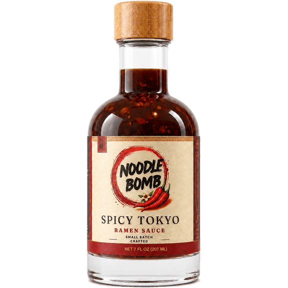 NoodleBomb Spicy Tokyo Ramen Sauce - Bold Chili Umami - Small Batch Crafted in USA
