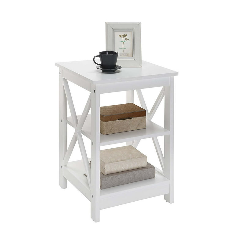 Convenience Concepts Oxford End Table with Open Shelf Storage