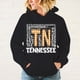 thumbnail image 4 of Sudadera con capucha de manga larga con estampado de Tennessee para mujer y hombre, sudaderas casuales para parejas, ropa de abrigo de talla grande para otoño e invierno, 4 of 5
