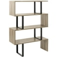 thumbnail image 2 of Safavieh Louise Retro Mid Century Wood Etagere, Oak/Black, 2 of 9
