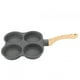 thumbnail image 3 of Partitura de Cocción, Fabricante de Panqueques de desayuno de Huevo de aluminio 4 Hoyos de Panqueques, para Cocción de inducción de estufa de gas, 3 of 7