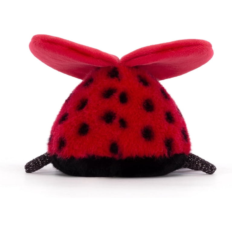 Jellycat Loulou Love Bug Stuffed Animal, 5 inches, Heart Wings