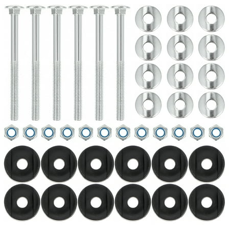 Trampoline Screws 12 Pcs Accessories Replacement Parts Bolts Pole Gap Spacers Iron Child