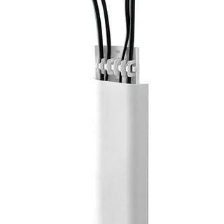  Corner Cable Hider,157in Corner Cable Concealer,Paintable Cord  Cover on Wall,Corner Cable Management Kit,Cord Hider Wire Concealer,Cable  Cover Raceway for Floor Baseboard,Ceiling,10XL15.7in,White : Electronics