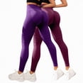 thumbnail image 2 of UngA Anti Cellulite Leggings, High Waisted Butt Lifting Tummy Control Training for Gym Workout Womens Yoga Leggings,Pack of 2,M, 2 of 4