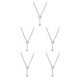 thumbnail image 2 of 1/2/3/5 Necklace Star Rhinestones Chokers Simple Style Necklaces Women---Product code 32725, 2 of 3