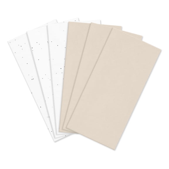 American Greetings 6-Sheet Khaki & White Speckled Tissue Paper for Fall (20 in. x 20 in.)