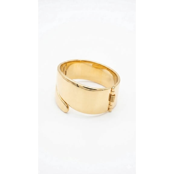 Wide Cuff Bracelet for Women Smooth Finish Hinged Design Adjustable Fit Statement Jewelry Stylish Daily Wear Minimal Elegant Accessory
