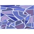 thumbnail image 1 of Ahgly Company Machine Washable Indoor Rectangle Transitional Jeans Blue Area Rugs, 2' x 4', 1 of 1