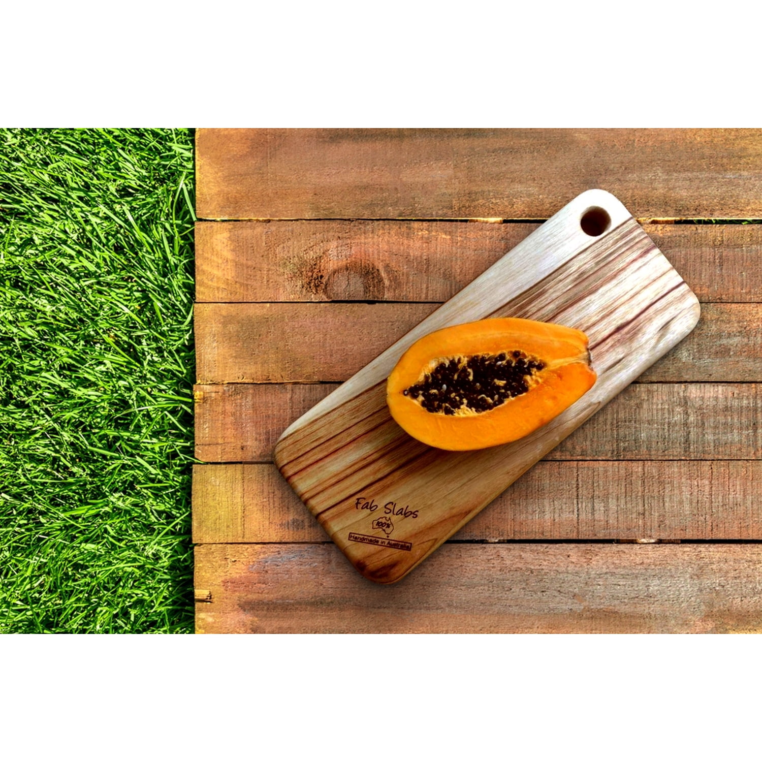 Fab Slabs  Small Cutting Board, Solid Wood