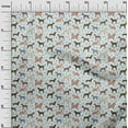thumbnail image 3 of oneOone Polyester Spandex Mint Green Fabric Dog Sketch Sewing Fabric By The Yard Printed Diy Clothing Sewing Supplies 56 Inch Wide, 3 of 5