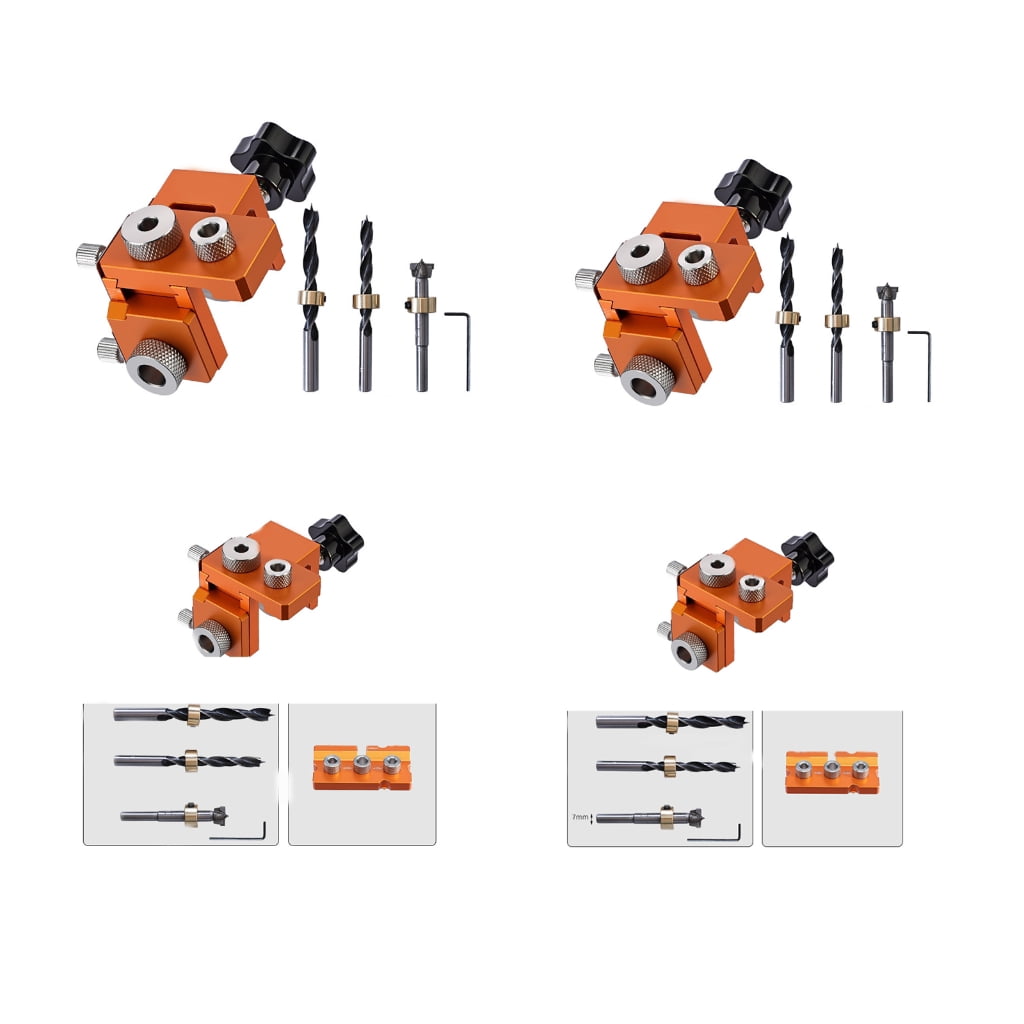 Heavy Duty Woodworking 3 In 1 Dowel Jig Dowel Camera Jig Wood Hole Drilling Guide