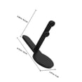thumbnail image 2 of Raindrops 1Pairs Sleek Black Metal Pegboard Mount Kit for Stable Desktop Installation and Display, 2 of 8