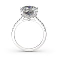 thumbnail image 6 of Bow Jewel 14K White Gold Plated Wedding Ring - Double Prong 2.26 Ct Cushion Cut Excellent Diamond Classic Ring for Women's - Engagement Ring for Her - Giftsfriend - Custom Ring, 6 of 10