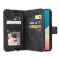 thumbnail image 3 of ELEHOLD for Samsung Galaxy A53 5G Flip Leather Wallet Case with Card Holders Kickstand Magnetic Clasp Lanyard Shoulder Strap Shockproof Protective Case,Black, 3 of 7