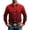 Red, variant on hoksml Men's Gradient Western Long Sleeve Shirt Point Collar Dual Pocket Stretch Casual Everyday Top