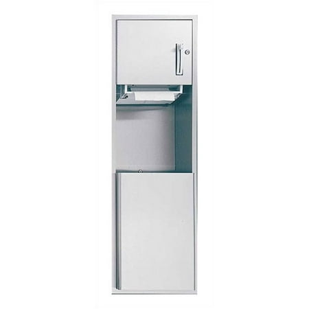 American Specialties Traditional Automatic Roll Paper Towel Dispenser and 16 gal. Waste Receptacle