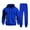 Blue%GC%, variant on Mens 2 Piece Sweatsuits Casual Men's Jogging Tracksuit Set Solid Color Pullover Hoodie Pants Sweat Suit for Men Cozy Fall Winter Athletic Track Suit Outfits